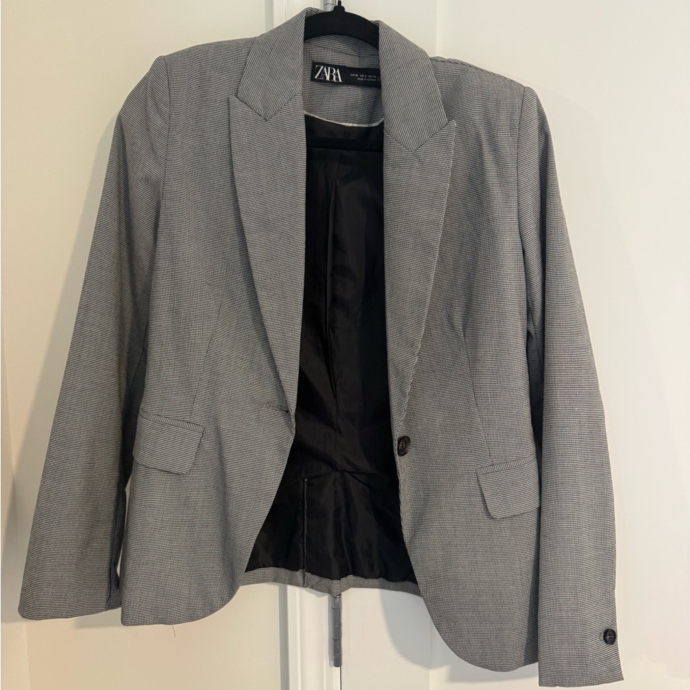 Zara Women's Light Gray Blazer